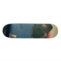 Japanese Woodcut #1 Skateboard