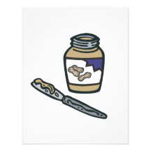 jar of peanut butter custom announcements