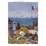 Jardin a Sainte-Adresse by Claude Monet cards