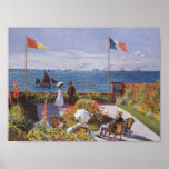 Jardin a Sainte-Adresse by Claude Monet posters