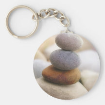 Jardin de roche de zen porte-clef
