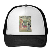 Jardin de saule par Katsukawa, Shuncho, Ukiyoe Casquettes
