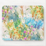 Jardin floral tapis de souris
