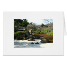 Jardin vide Card-1 de zen Carte De Vœux