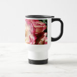 Jardiniers ROSES de MAÎTRE de tasse de voyage de c