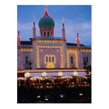 Jardins de Tivoli à Copenhague, Danemark Carte Postale