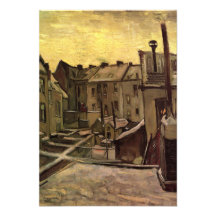 Jardins de vieux changement d'adresse de Van Gogh  Faire-parts