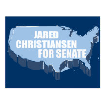 JARED CHRISTIANSEN FOR GOVERNOR POSTCARD