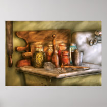 Jars - The process of canning Posters