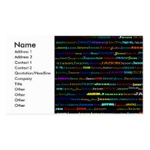 Jason Text Design I Profile/Business Card