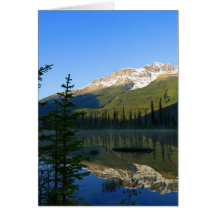 Jasper Lakes Reflections National Park Greeting Card