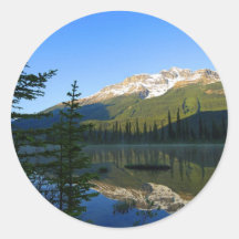 Jasper Lakes Reflections National Park Stickers