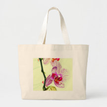 Jaune de culture d'orchidée sac fourre-tout