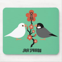Java sparrow mousepads