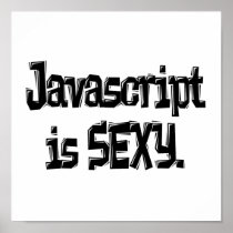 javascript is sexy poster