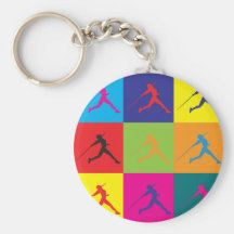 Javelin Pop Art Keychains