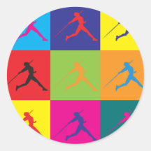 Javelin Pop Art Sticker