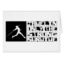 Javelin Survive Greeting Cards