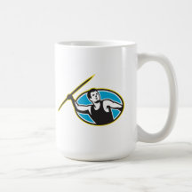 Javelin Throw Track and Field Athlete Coffee Mugs