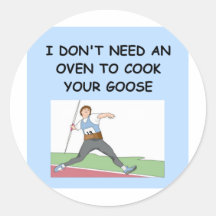 javelin throwing sticker