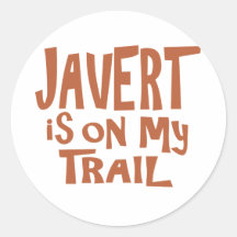 Javert is on my Trail Sticker