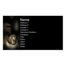 Jaws Fractal Artwork Business Cards