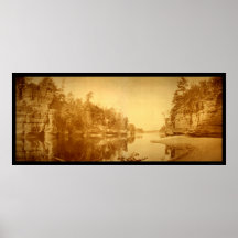 Jaws of the Wisconsin Dells Photo 1894 Posters