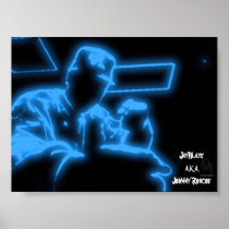 JayBlaze "Gangsta Blue" Poster