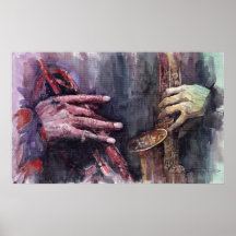 Jazz Batle of Improvisation Print