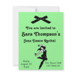 Jazz Dance Recital Invitation