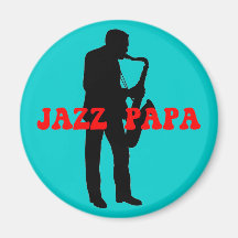 Jazz de papa de jazz aimant pour réfrigérateur