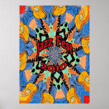 Jazz Fest Guitars Print