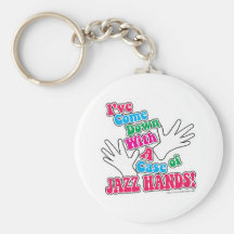 Jazz Hands! Keychains