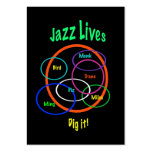 Jazz Lives ATC Business Card Templates