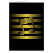 jazz music card