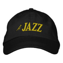 Jazz Music Embroidered Hat