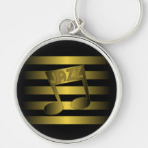 jazz music keychain