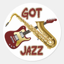 JAZZ OBTENU AUTOCOLLANTS