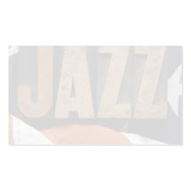 jazz on American flag Business Card