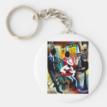 Jazz on Bourbon St..jpg Key Chains