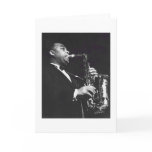 Jazz Player Greeting Card