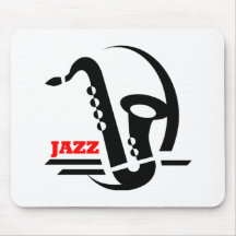 Jazz Sax Mouse Pads