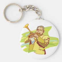 jazz soul performer keychain