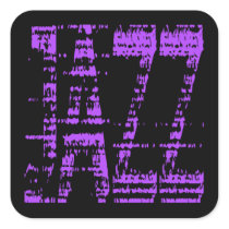 Jazz Square Sticker