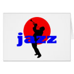 Jazz Trumpet Player Greeting Cards