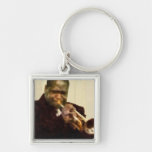 Jazz Trumpeter Key Chains