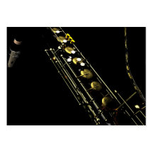 Jazzy Saxophone Business Cards