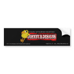 jbdesignsLogo, original custom designs and grap... Bumper Stickers