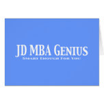 JD MBA Genius Gifts cards