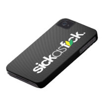 JDM sickasfck Faux Carbon Fibre Iphone 4 Cases